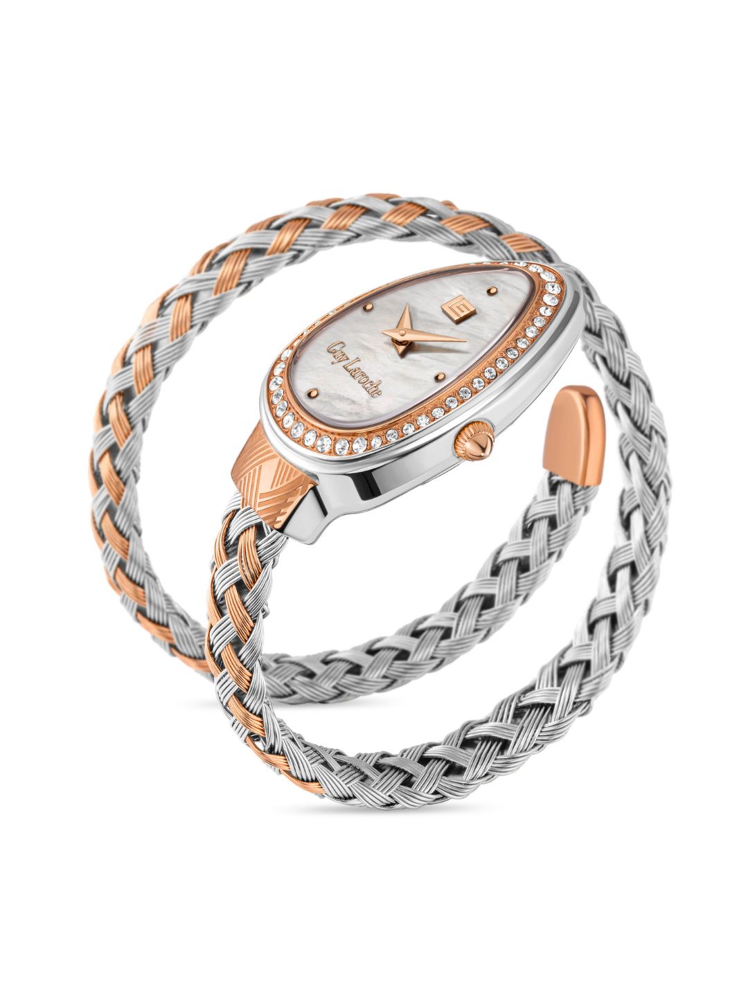 Guy Laroche ADELE White MOP Oval Dial | Analog Watch For Women's | GLWLG0002404