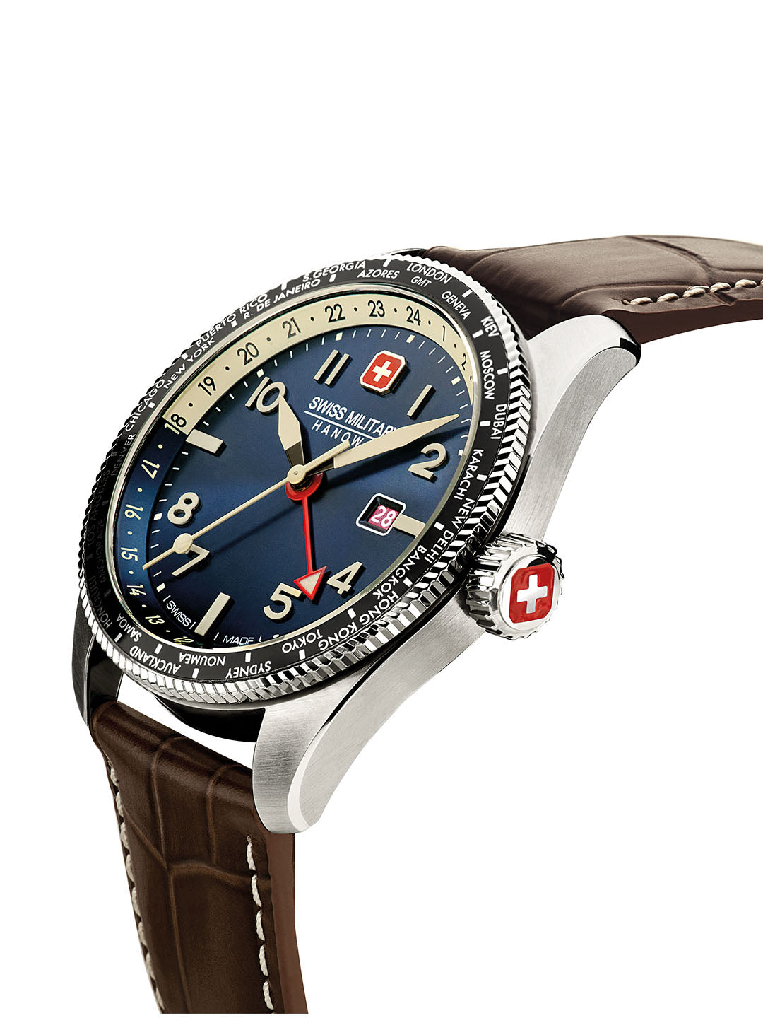 Swiss Military Hanowa SMWGB0000506 - Hawk Eye Swiss Made Blue Watch For Men