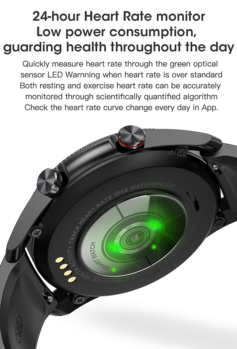 French Connection Black Mesh Unisex Smartwatch- L19 B