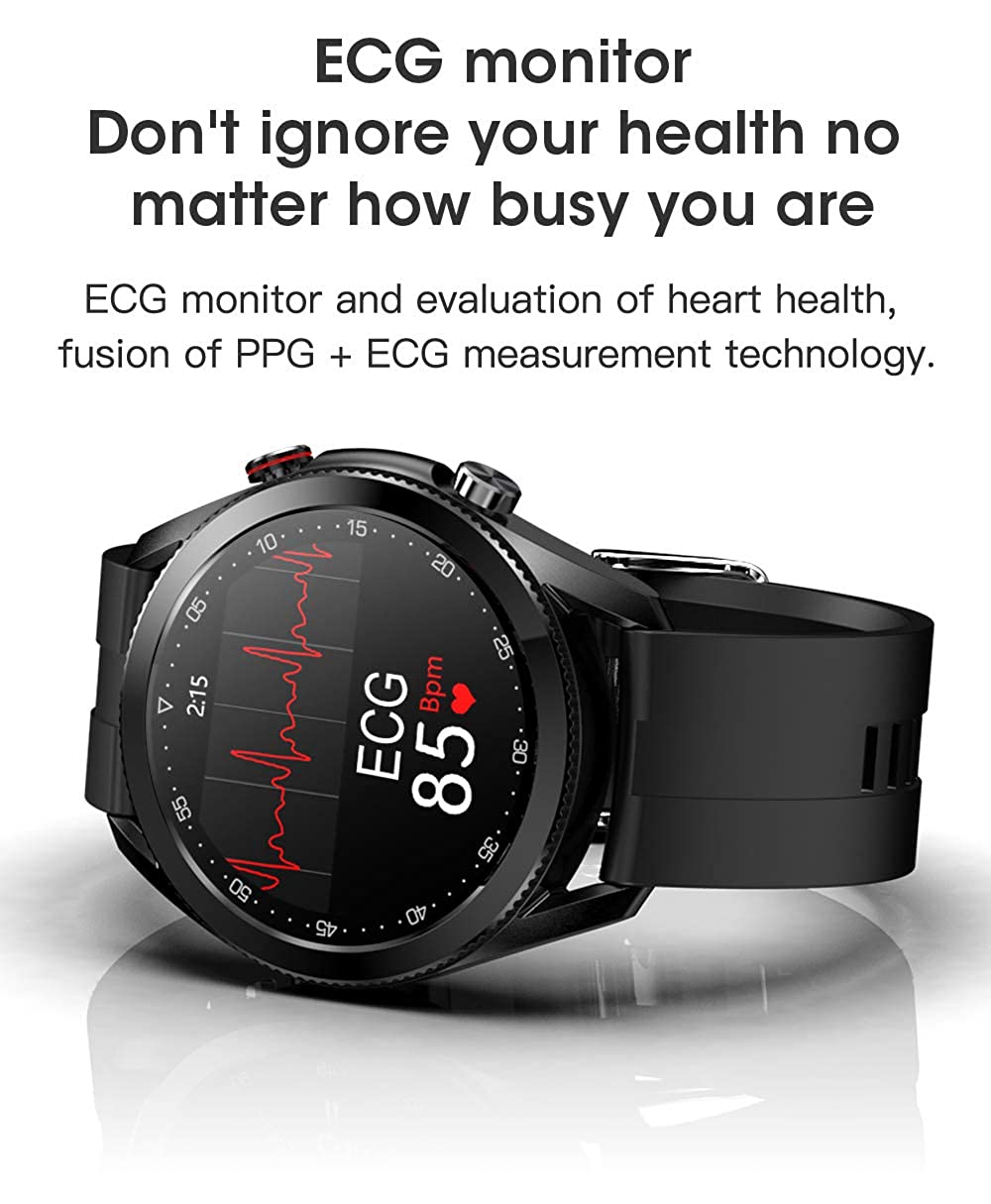 French Connection Black Mesh Unisex Smartwatch- L19 B