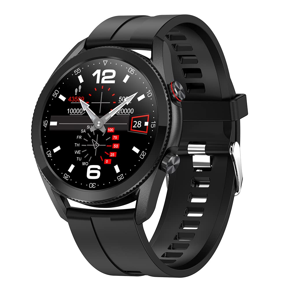 French Connection Black Silicone Unisex Smartwatch- L19 C