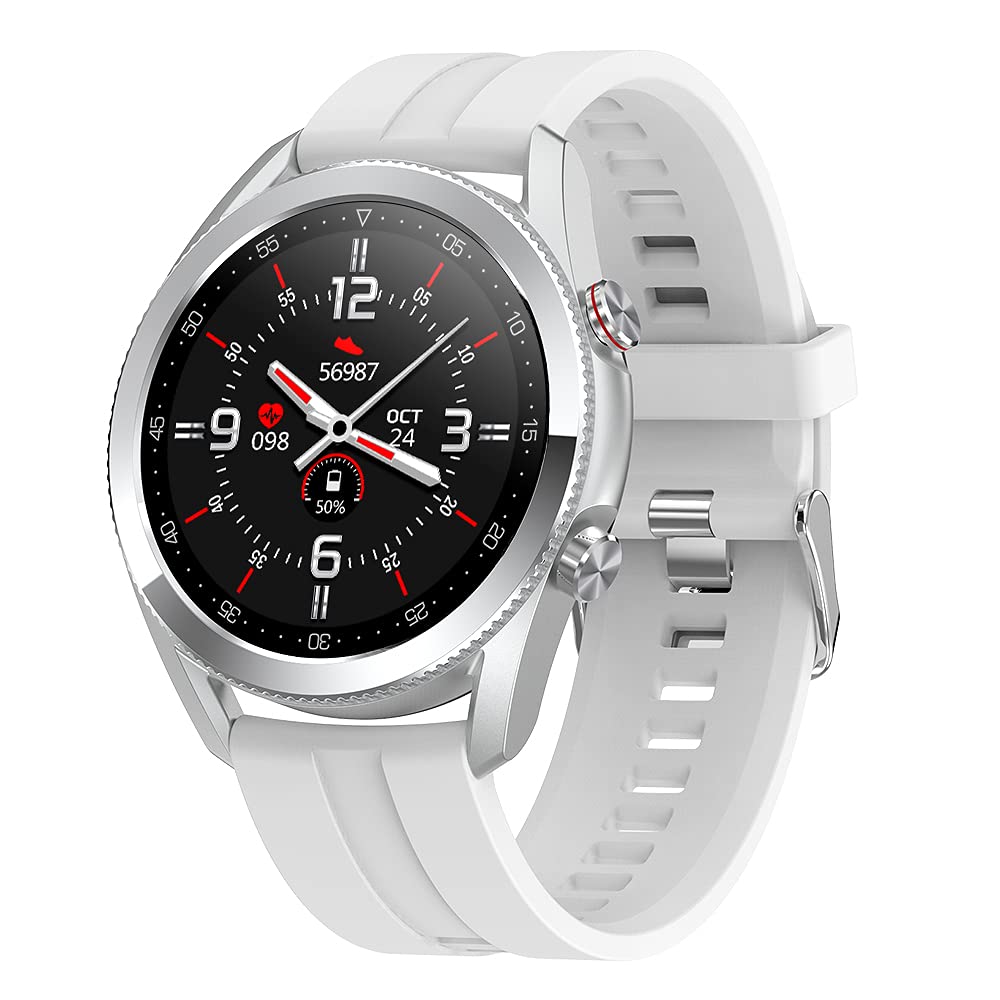 French Connection Grey Silicone Unisex Smartwatch- L19-D
