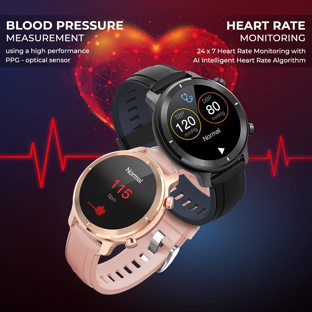 French Connection Pink Silicone Unisex Smartwatch R4-A