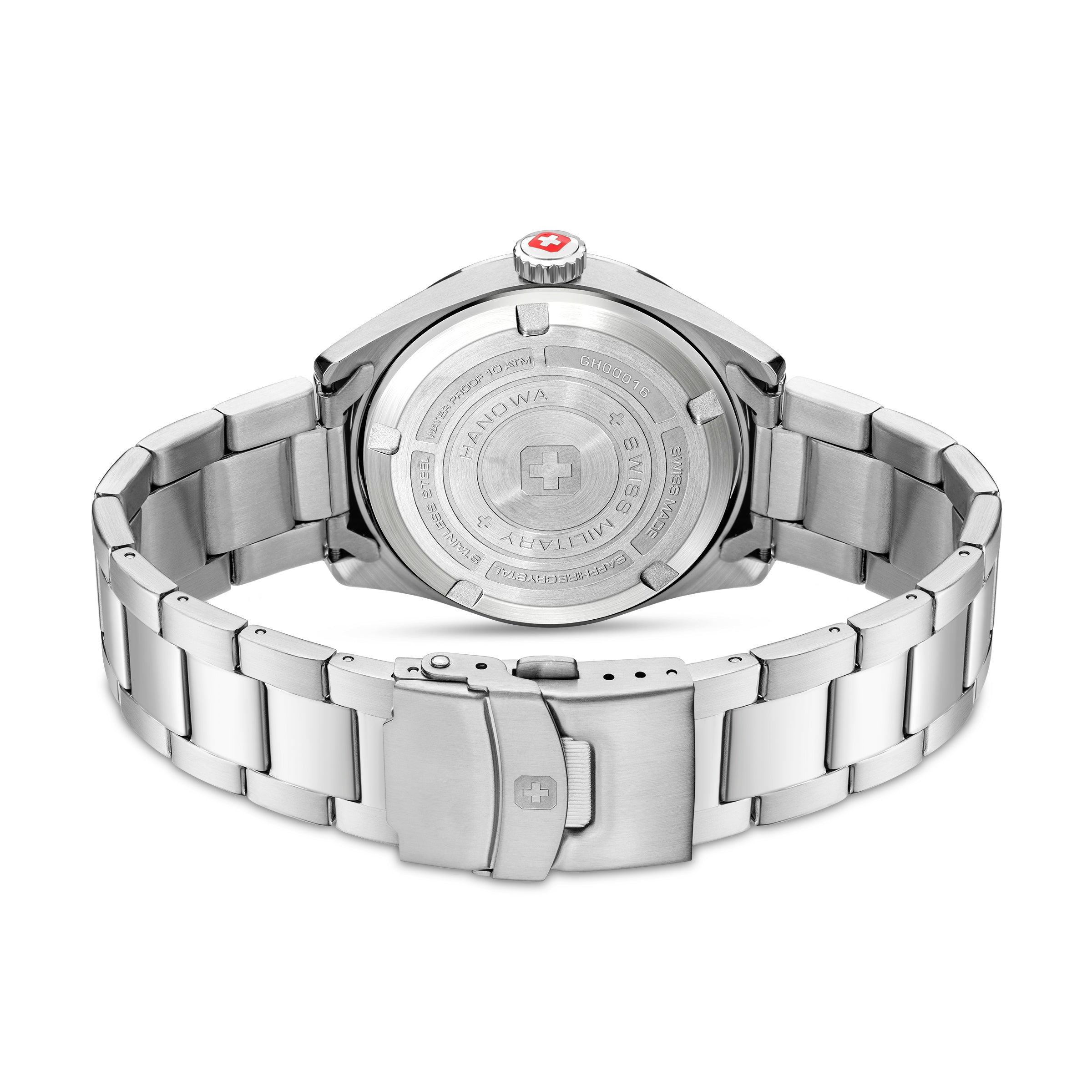 SWISS MILITARY HANOWA ROADRUNNER MAXED OLIVE ROUND DIAL ANALOG WATCH FOR Men's SMWGH0001603