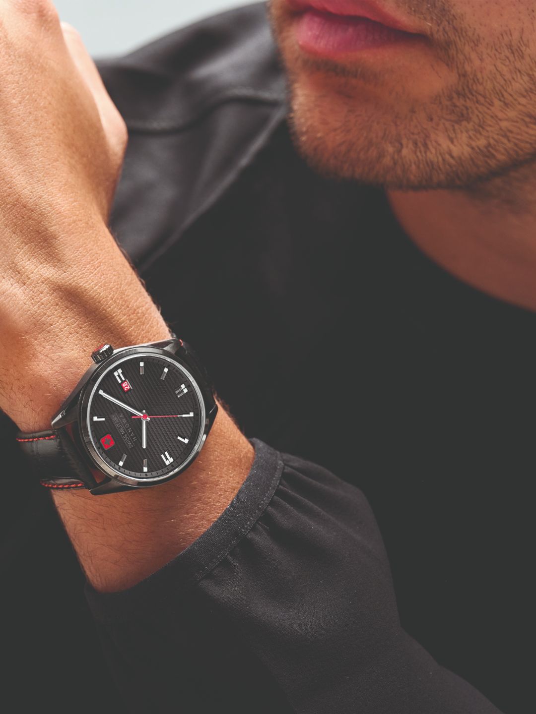 Swiss Military Hanowa SMWGB2200140 - Swiss Made Round Grey watch for men