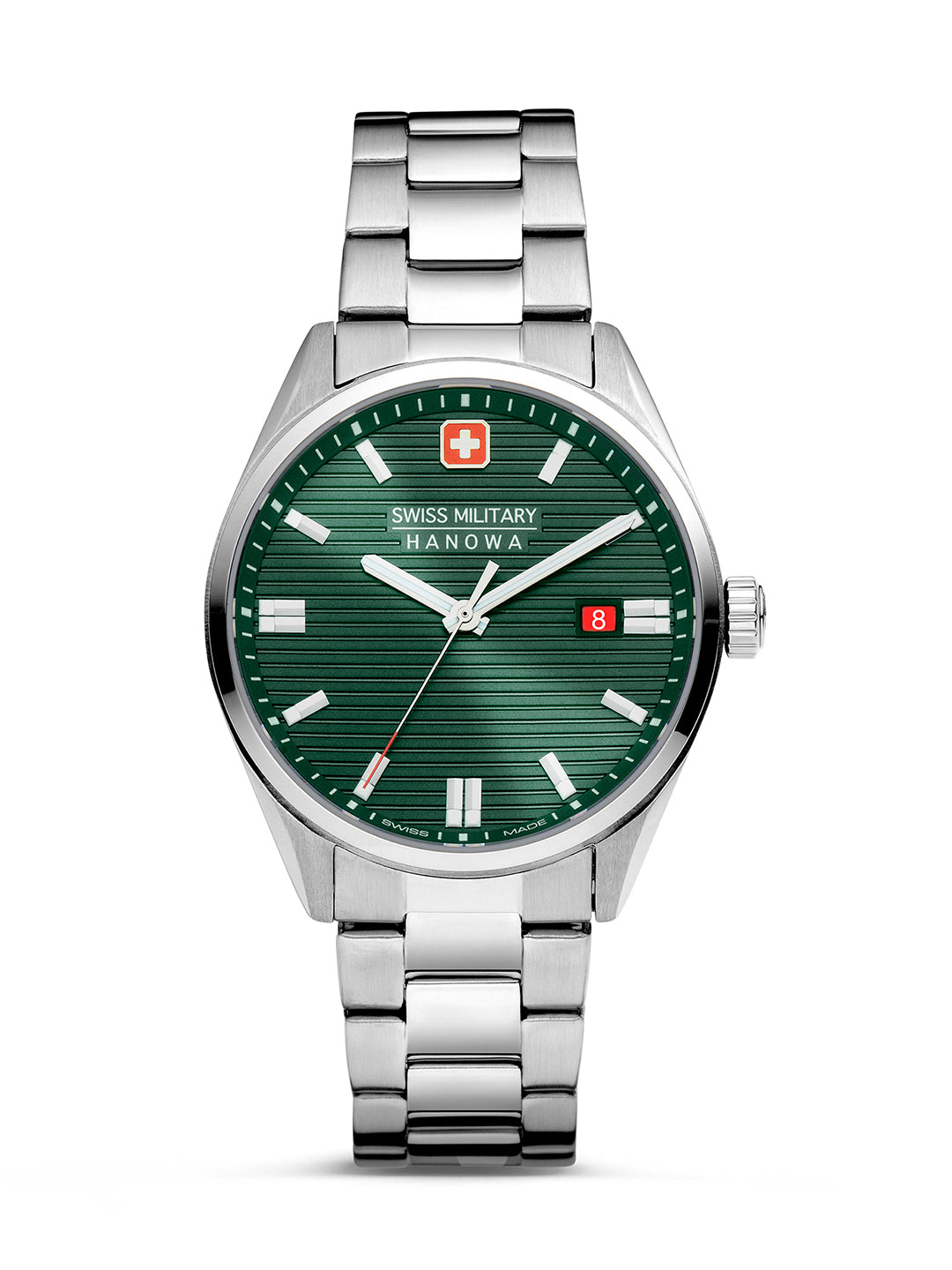 Swiss Military Hanowa Roadrunner Green Dial Watch for Men - SMWGH2200105