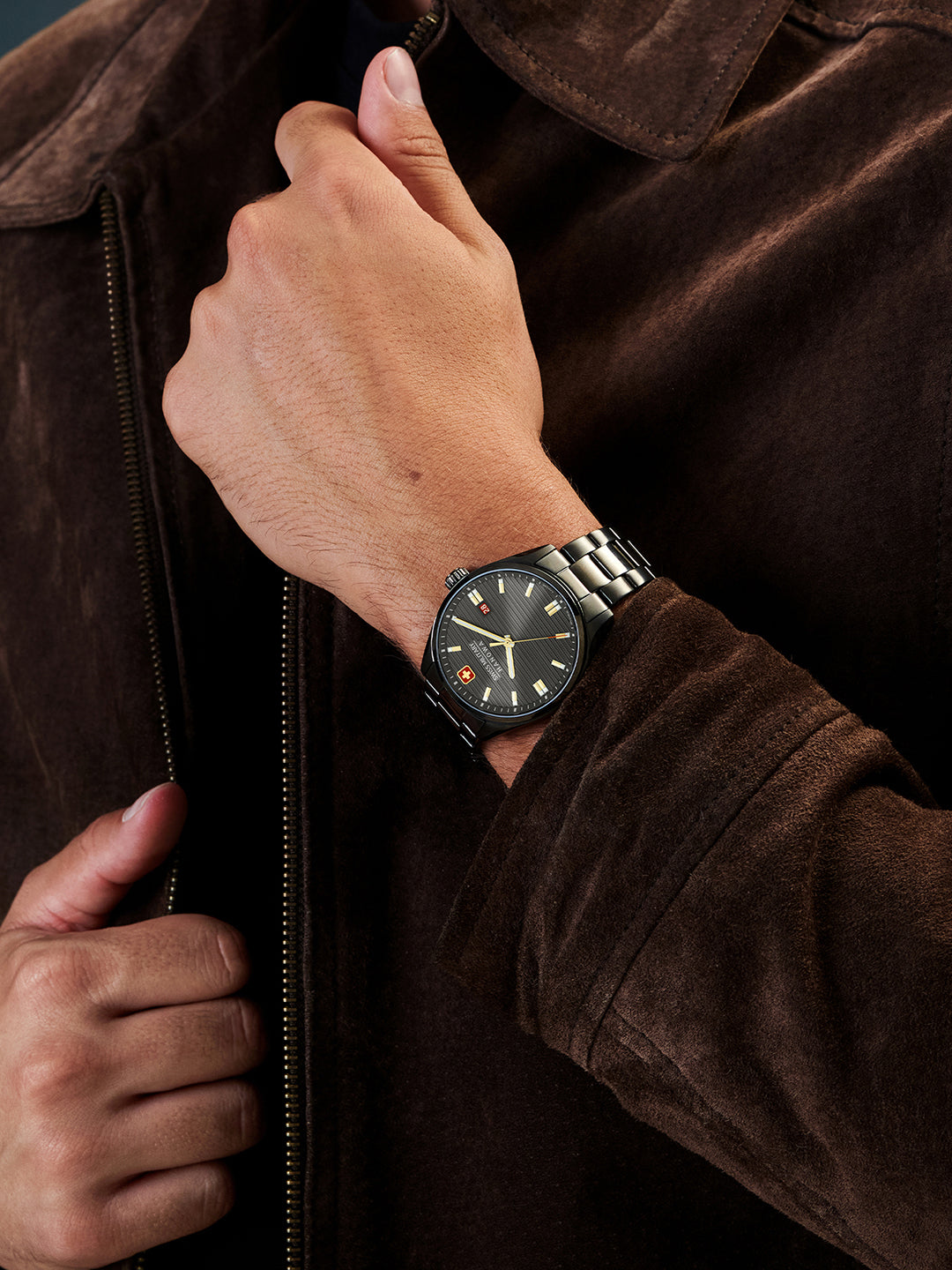 Swiss Military Hanowa SMWGH2200141 - Swiss Made Round Grey watch for men