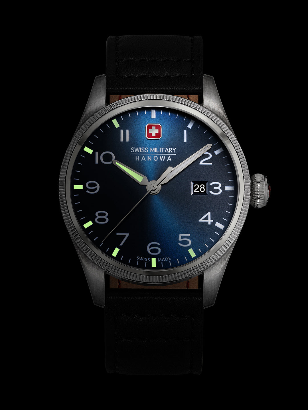 Swiss Military Hanowa SMWGB0000805 - Swiss Made Round Blue watch for men
