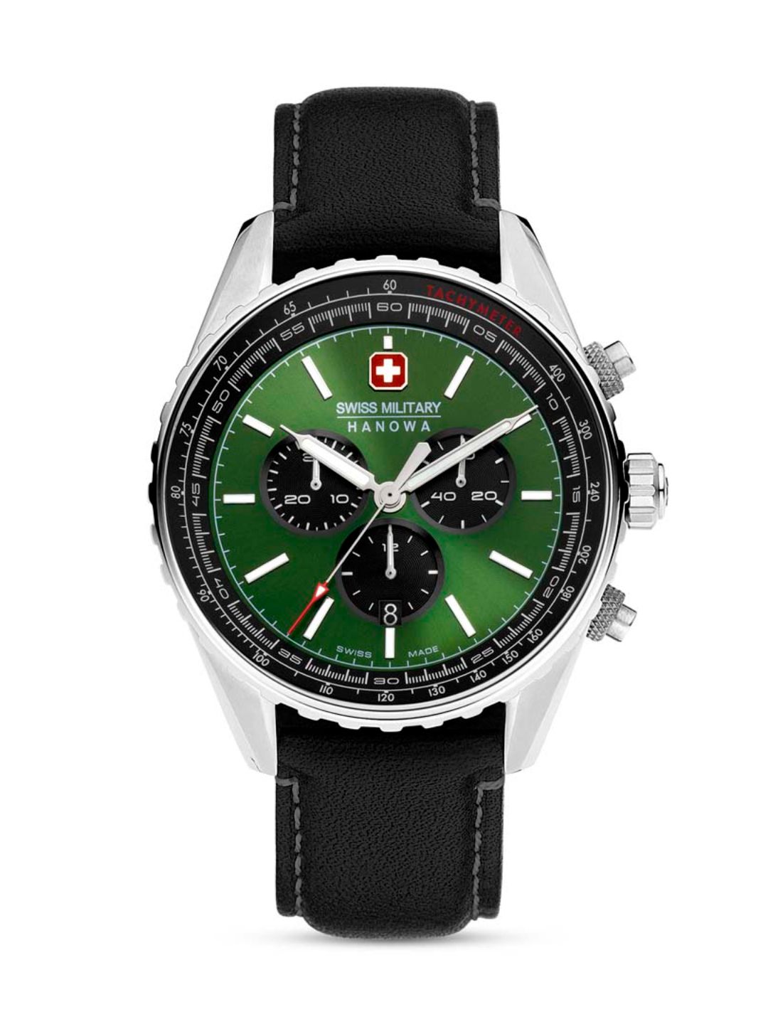 Swiss Military Hanowa SMWGC0000305 AFTERBURN CHRONO - swiss made Round Green Chronograph - Watch for men