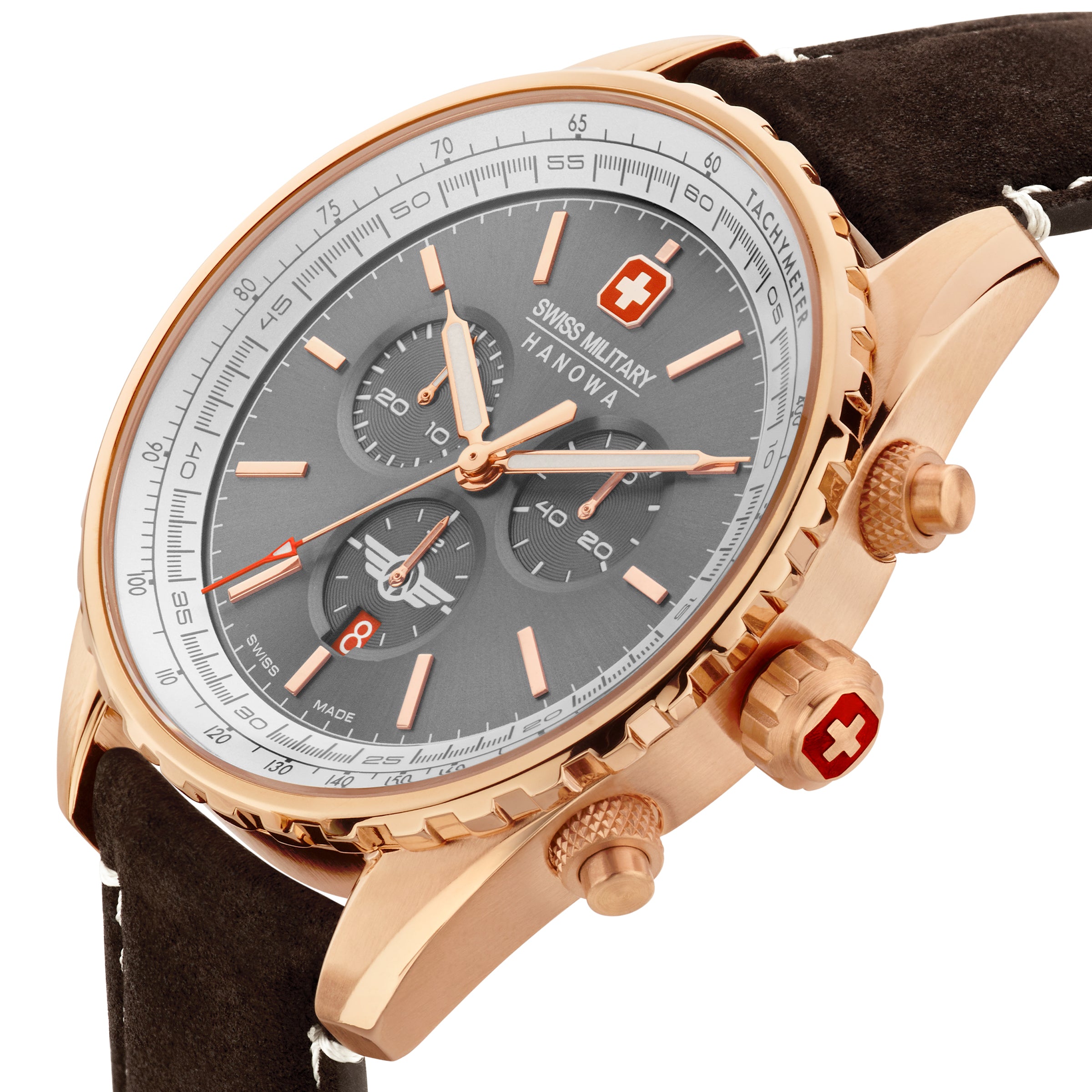 Swiss Military Hanowa SMWGC0000320 - Afterburn Chrono Swiss Made Grey Watch For Men