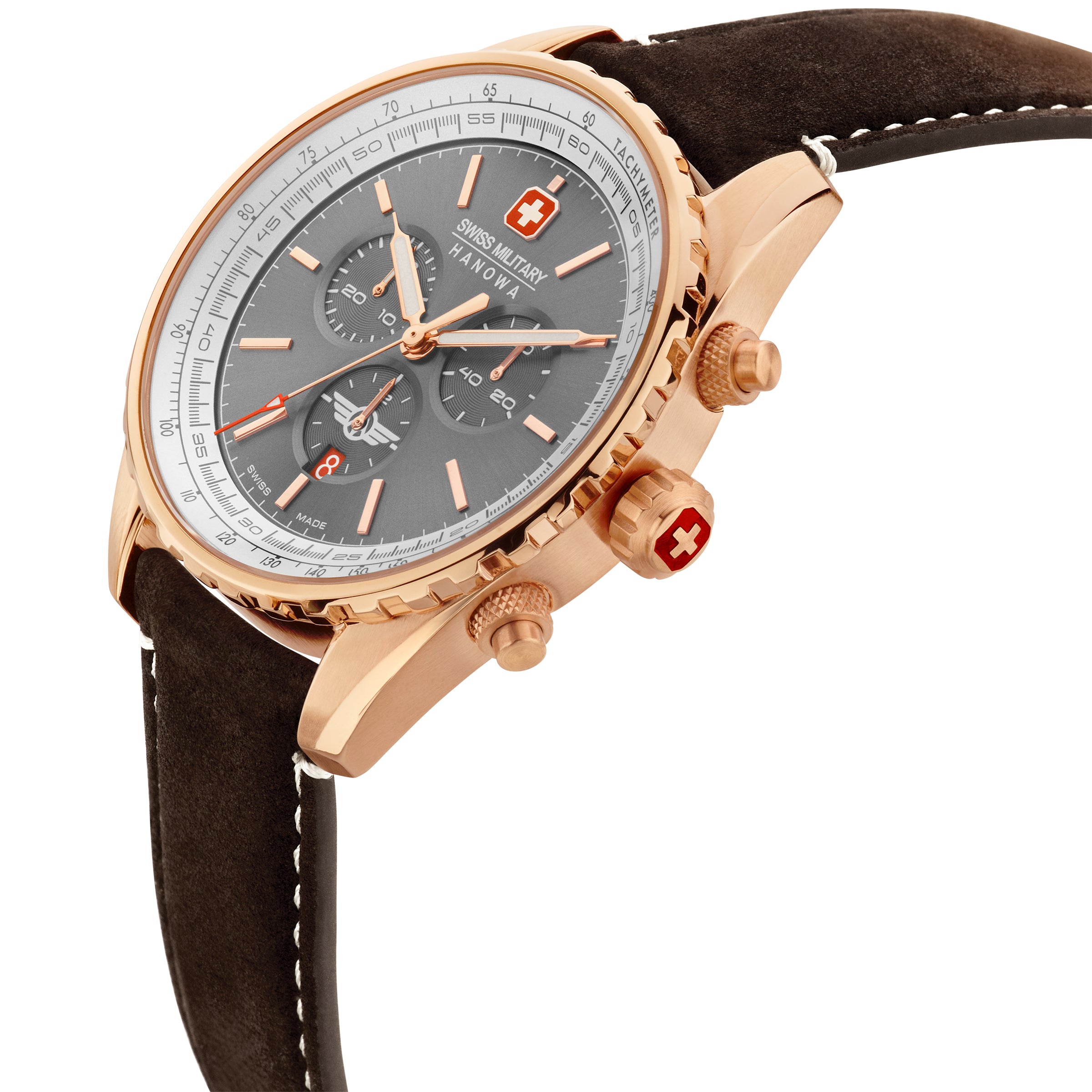 Swiss Military Hanowa SMWGC0000320 - Afterburn Chrono Swiss Made Grey Watch For Men