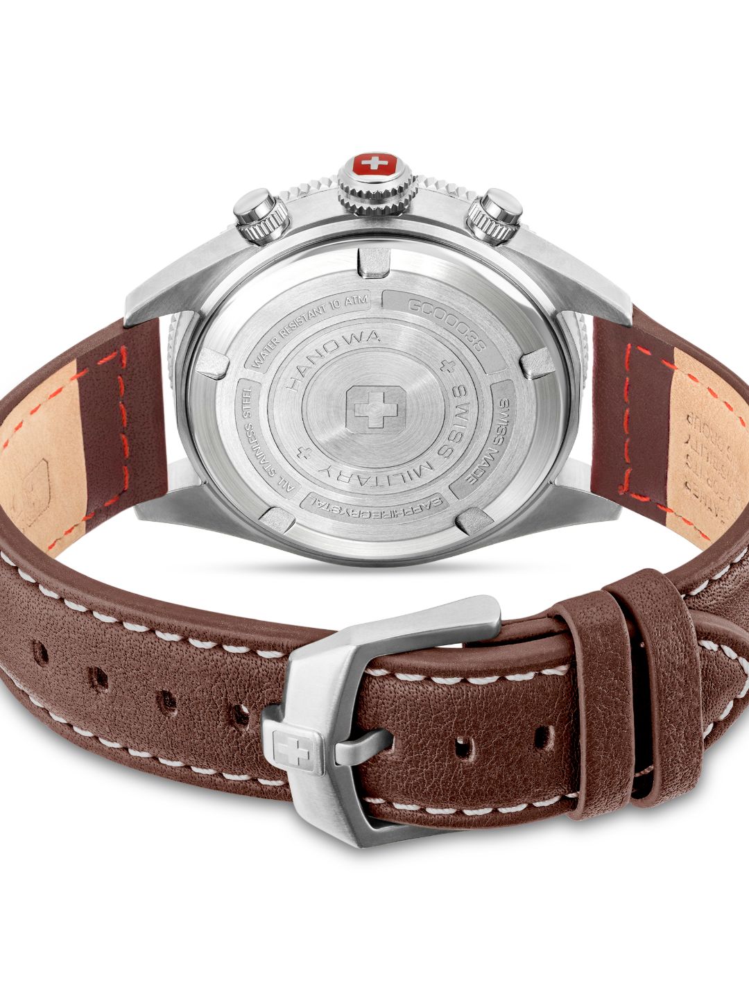 Swiss Military Hanowa SMWGC0003802 AFTERBURN GMT - Swiss Made Round Blue Chronograph - Watch for men