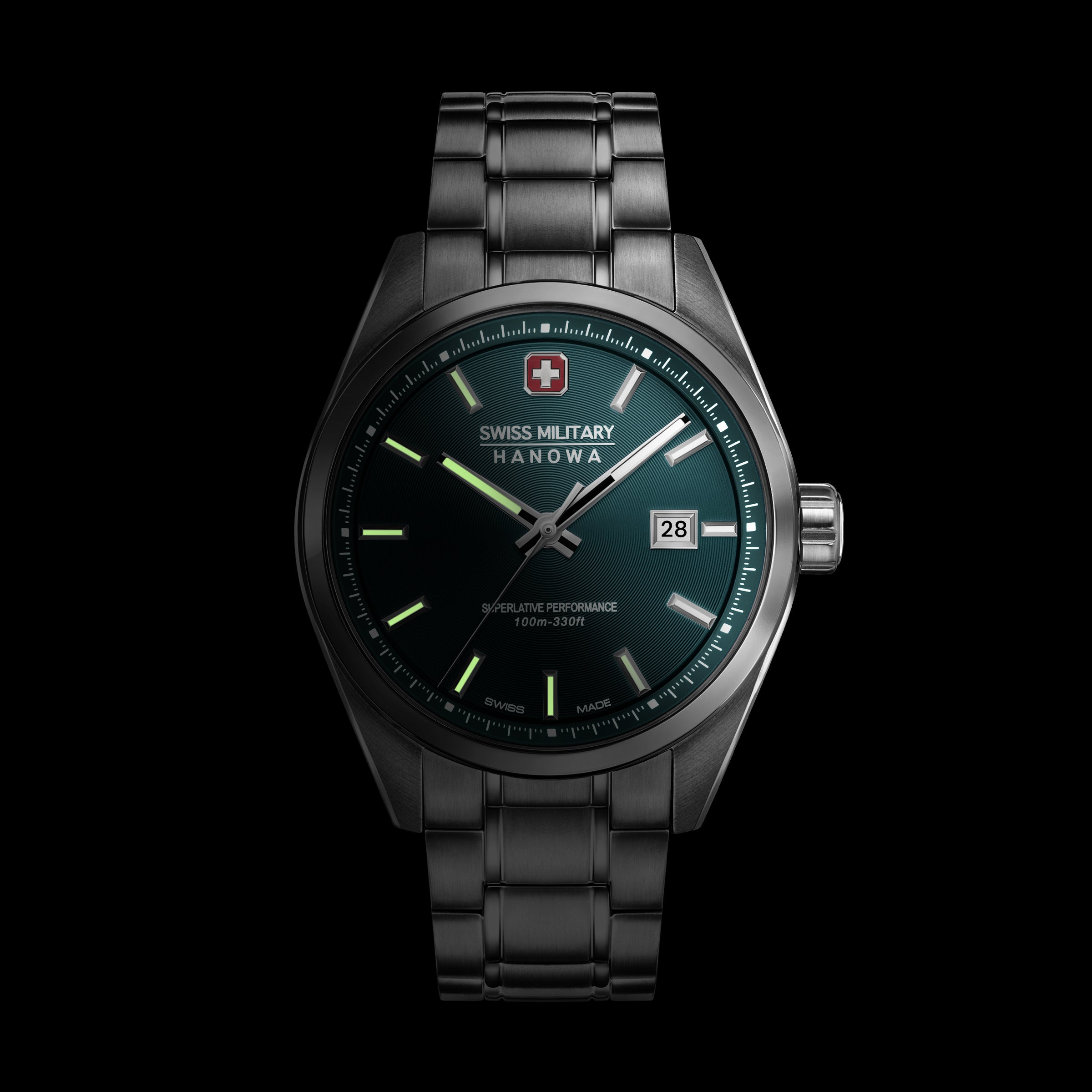 Swiss Military Hanowa SMWGH0004104 ROADRUNNER ADVANCED - swiss made Oval Blue watch for men
