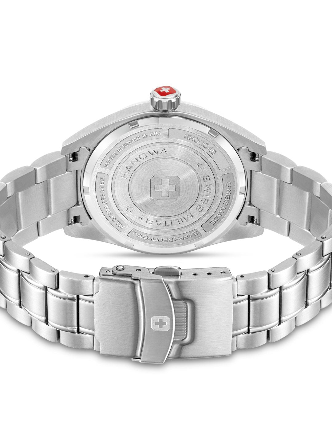 Swiss Military Hanowa SMWGH0004601 FLAGSHIP X - swiss made Round Silver watch for men
