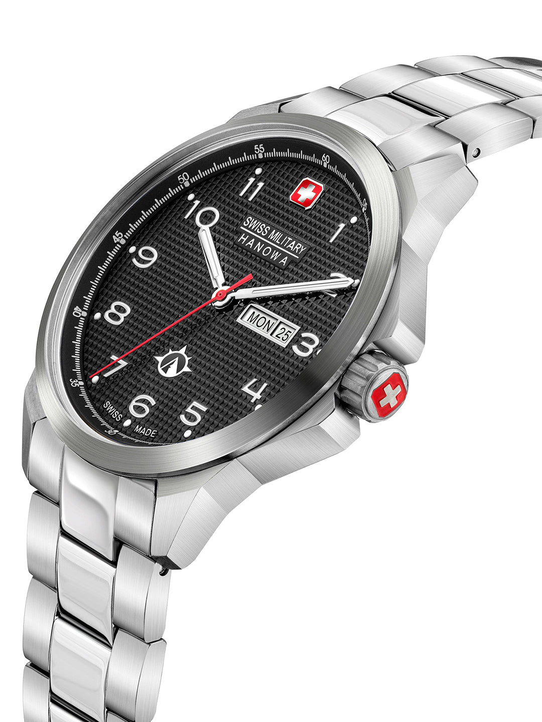 Swiss Military Hanowa SMWGH2100303 MAITRE PLONGEUR - Swiss Made Round Black watch for men