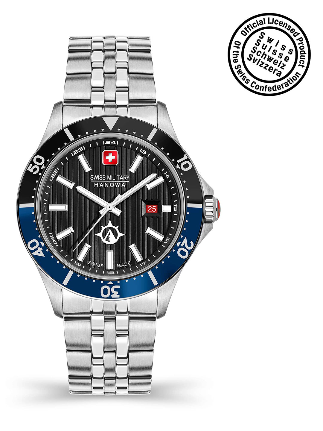 Swiss Military Hanowa SMWGH2100603 - Flagship X Swiss Made Black Watch For Men