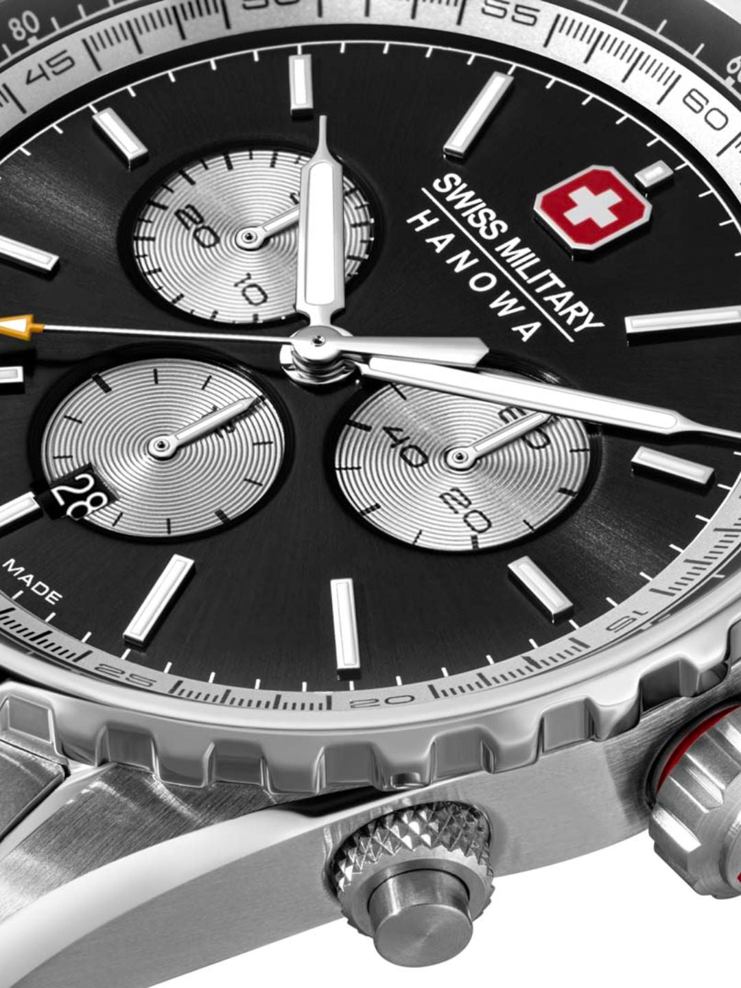 Swiss Military Hanowa SMWGI0000309 AFTERBURN CHRONO - swiss made Round Black Chronograph - Watch for men