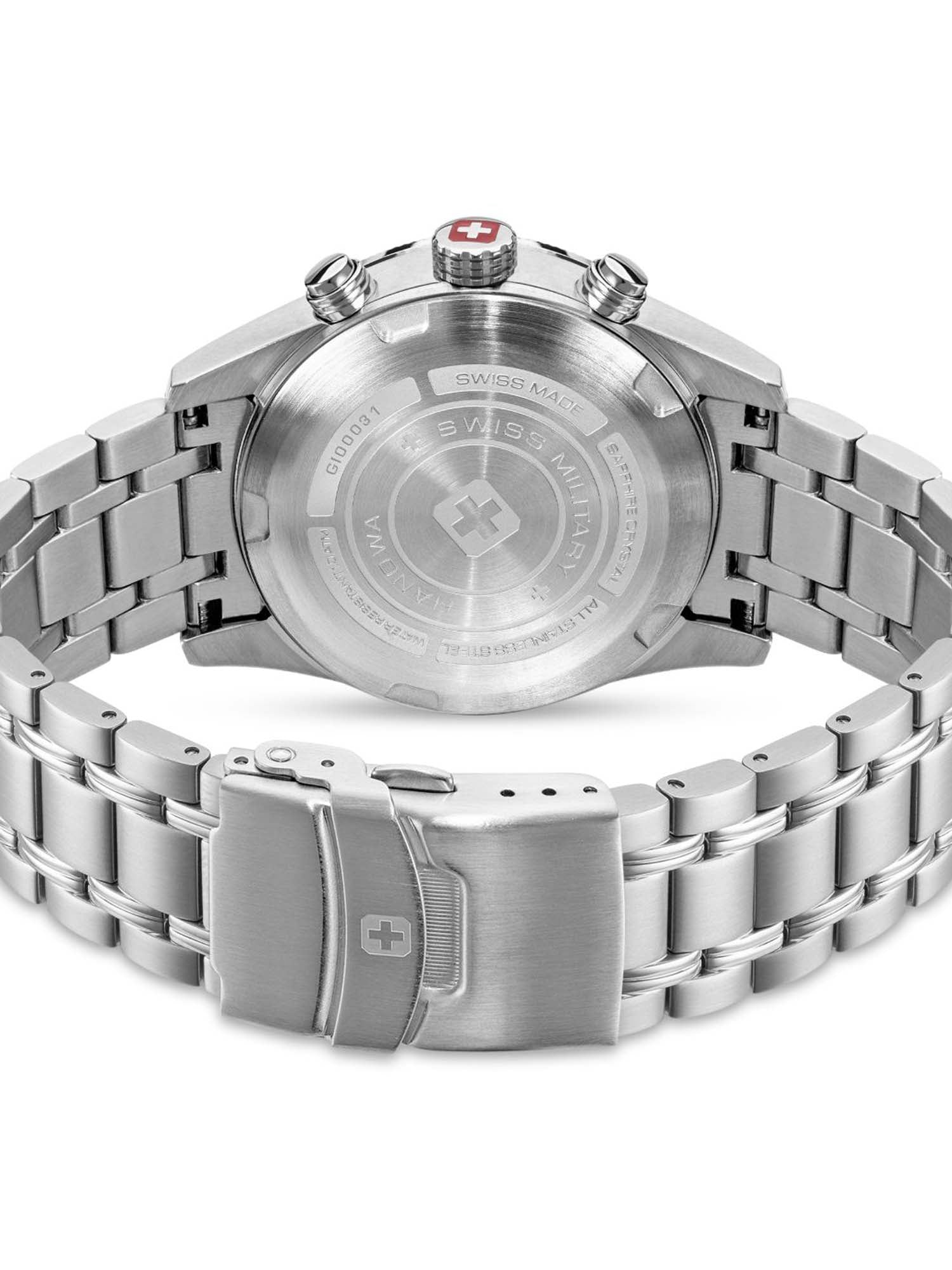 Swiss Military Hanowa SMWGI0003104 - Swiss Made Round Blue Chronograph - Watch for men