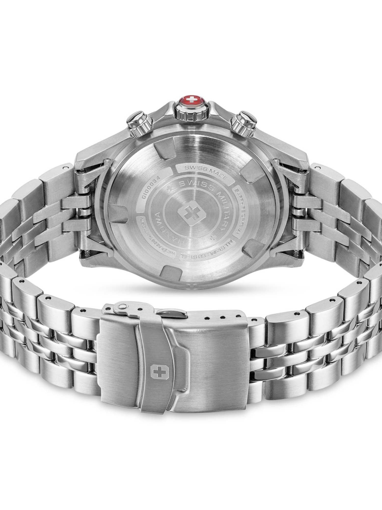 Swiss Military Hanowa SMWGI0003402 - Swiss Made Round Black Chronograph - Watch for men