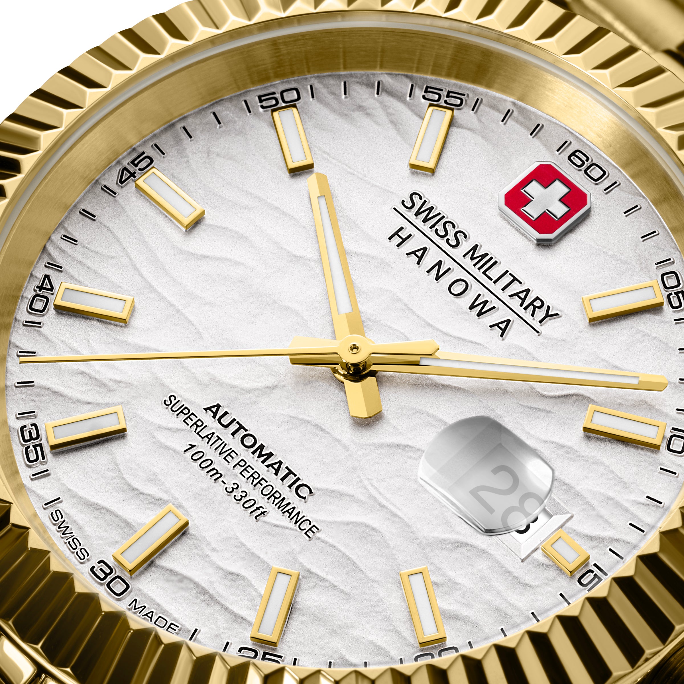Swiss Military Hanowa SMWGL0005410 MASTER DILIGENTER - Swiss Made Round Silver Automatic - Watch for men