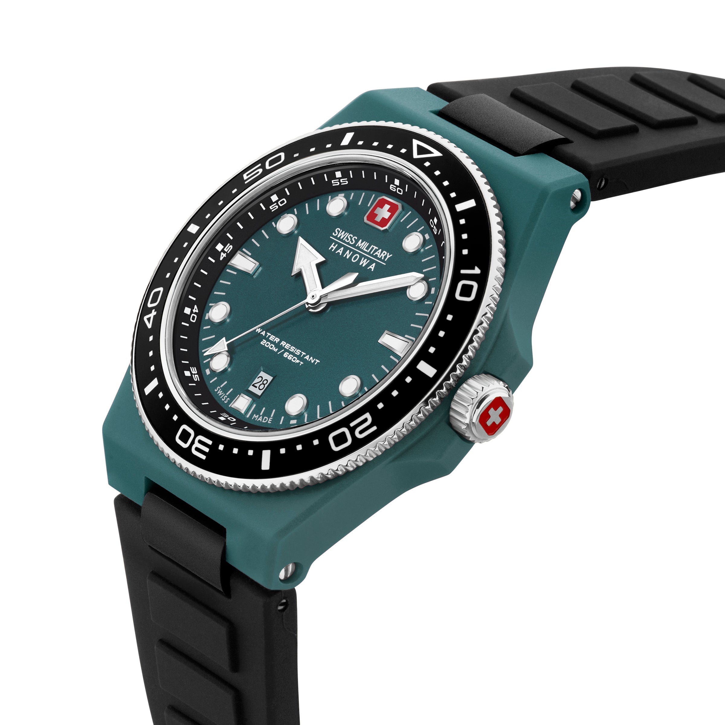 Swiss Military Hanowa SMWGN0001185 - Swiss Made Round Green watch for men