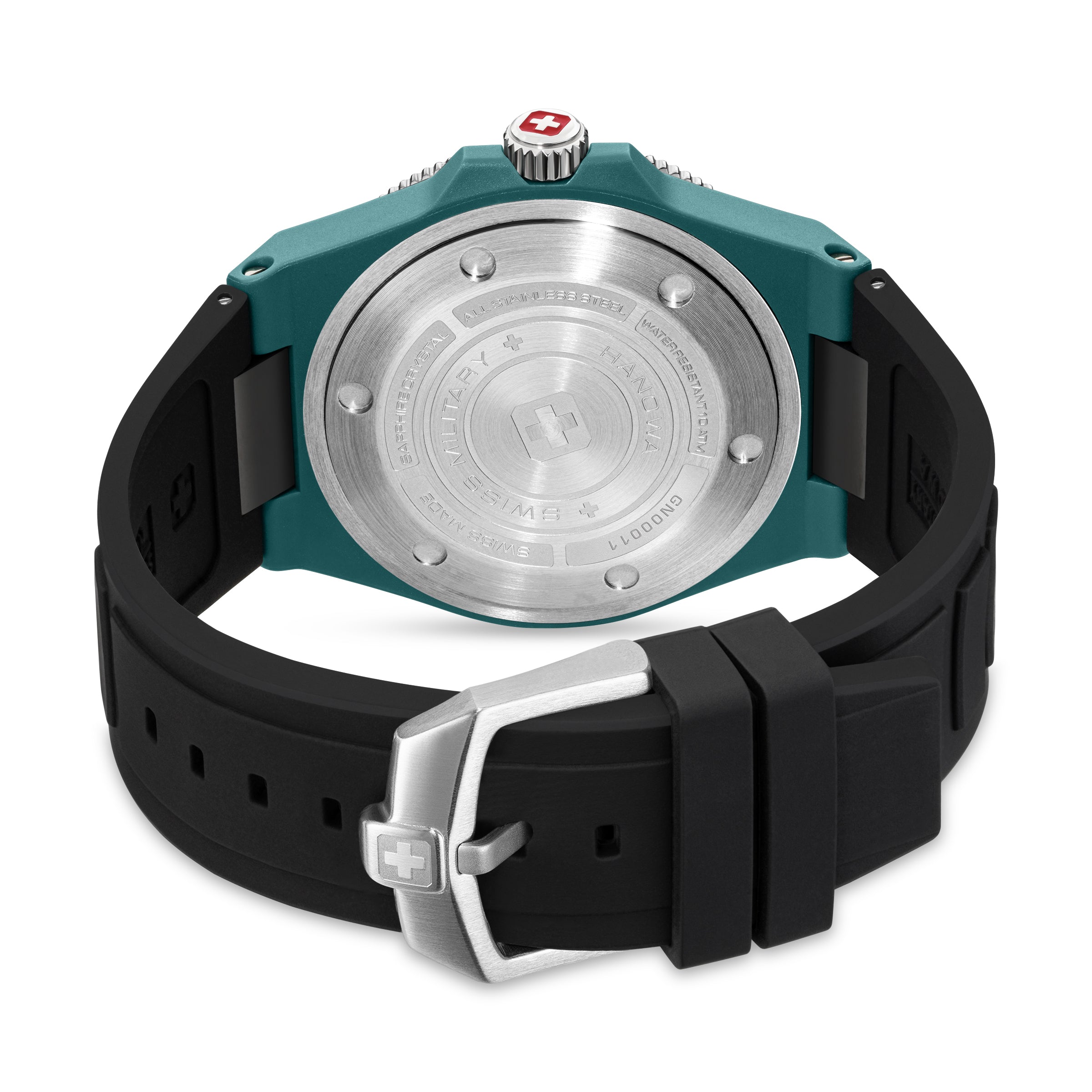 Swiss Military Hanowa SMWGN0001185 - Swiss Made Round Green watch for men