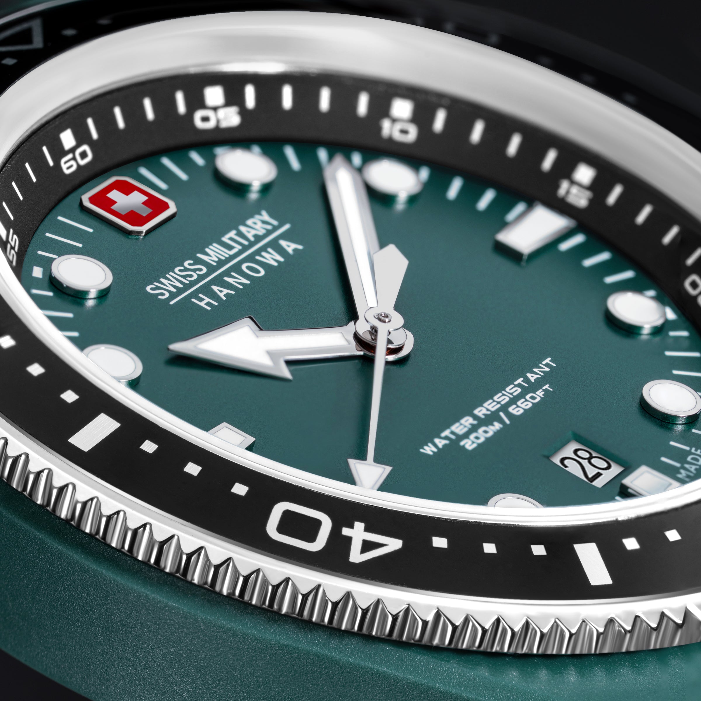 Swiss Military Hanowa SMWGN0001185 - Swiss Made Round Green watch for men