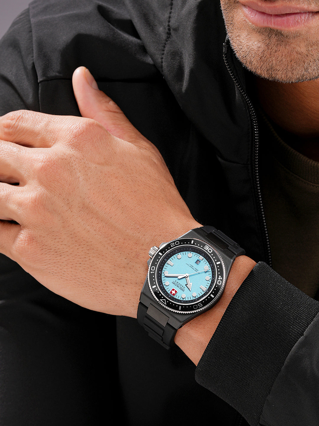 Swiss Military Hanowa SMWGN0001186 - Swiss Made Round Blue watch for men