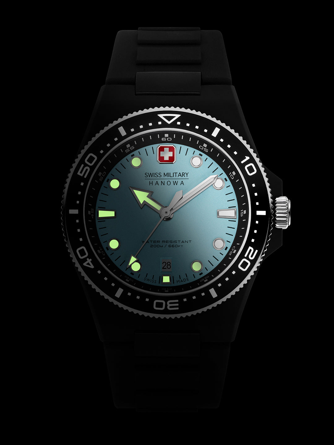 Swiss Military Hanowa SMWGN0001186 - Swiss Made Round Blue watch for men