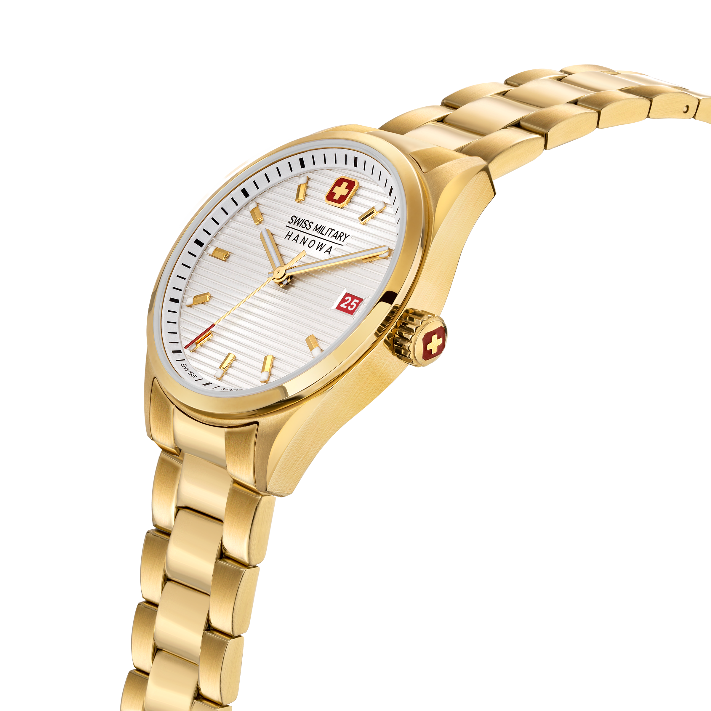 Swiss Military Hanowa Roadrunner Lady Silver Dial Analog Watch for Women - SMWLH2200210