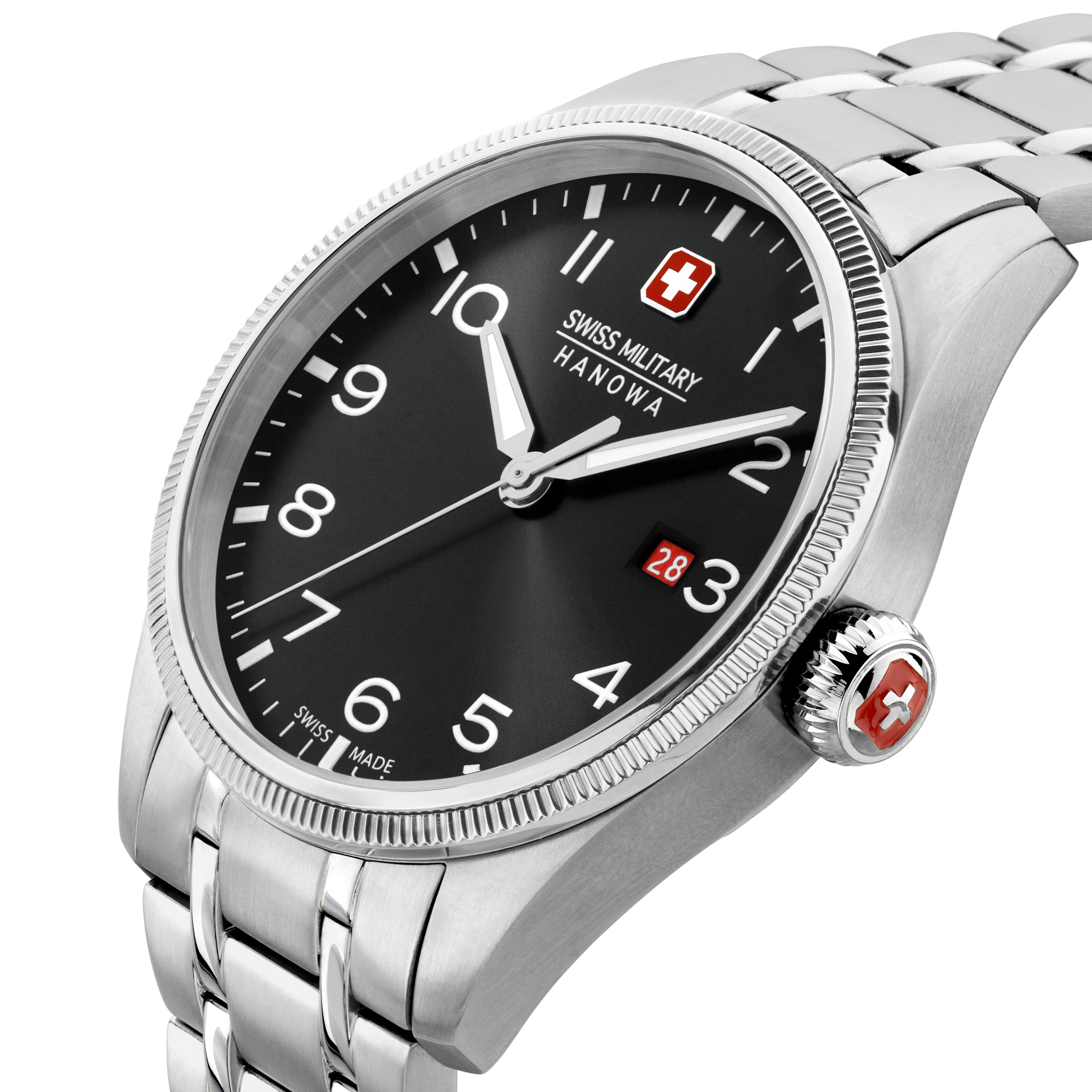 Swiss Military Hanowa Thunderbolt Black Dial Watch for Men - SMWGH0000801