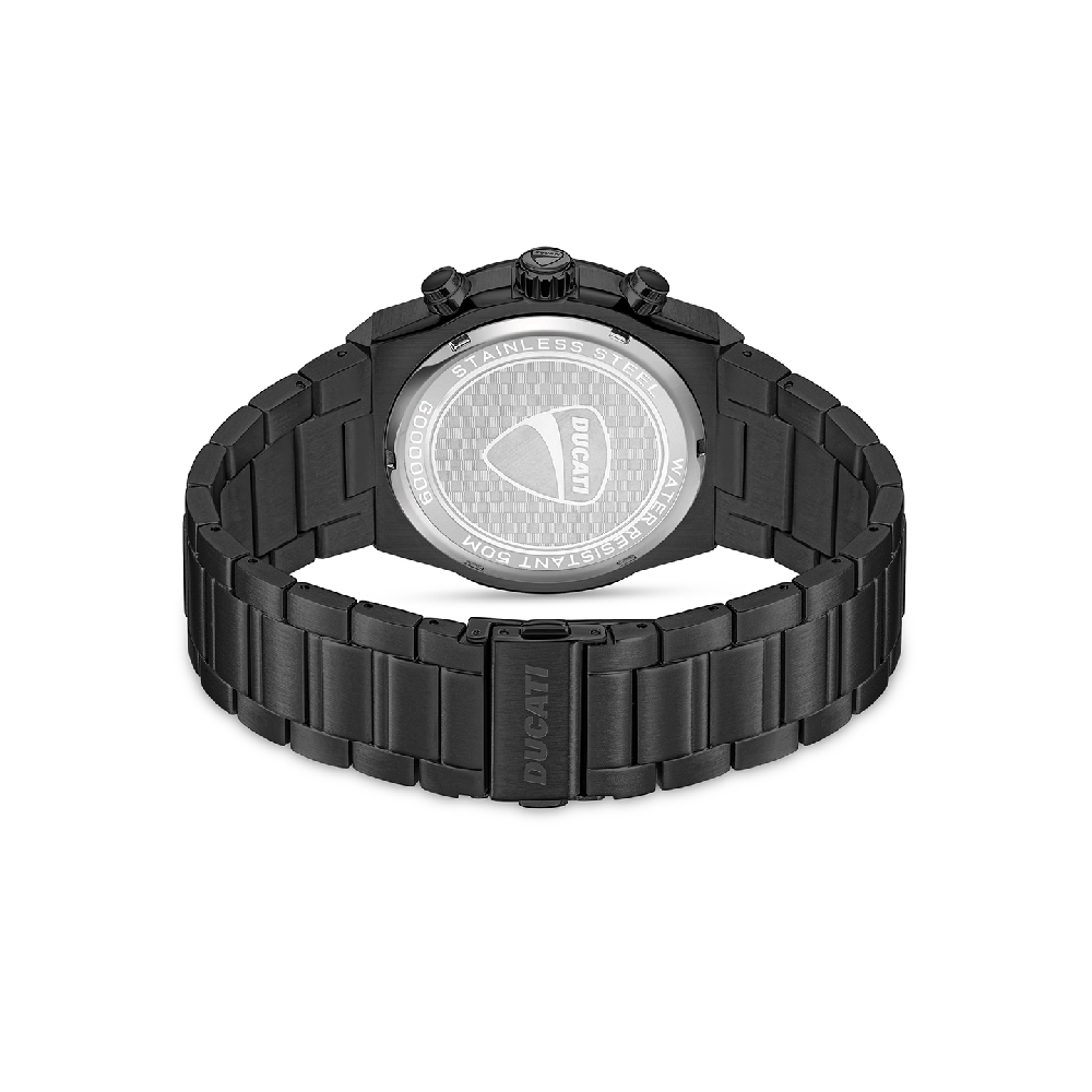 Ducati Chronograph Quartz Watch With Black Bracelet