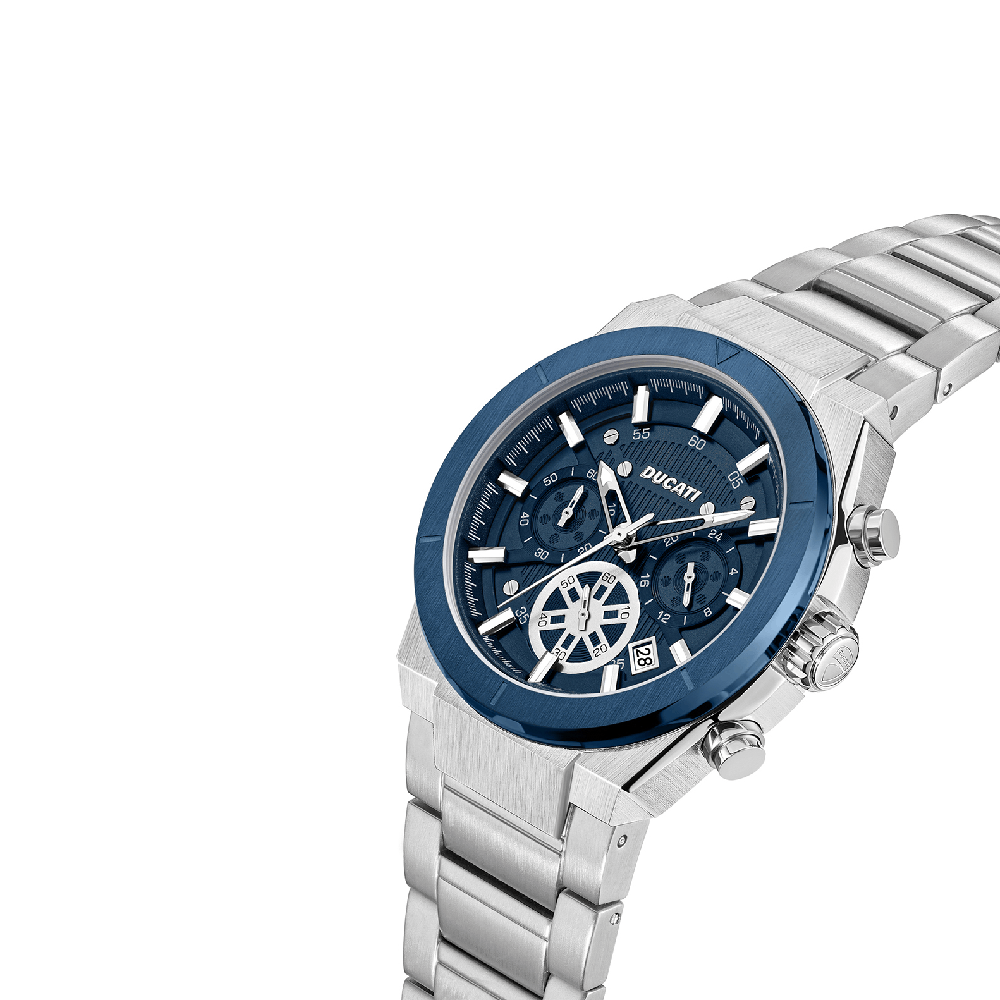 Ducati Chronograph Quartz Watch With Stainless Steel Bracelet