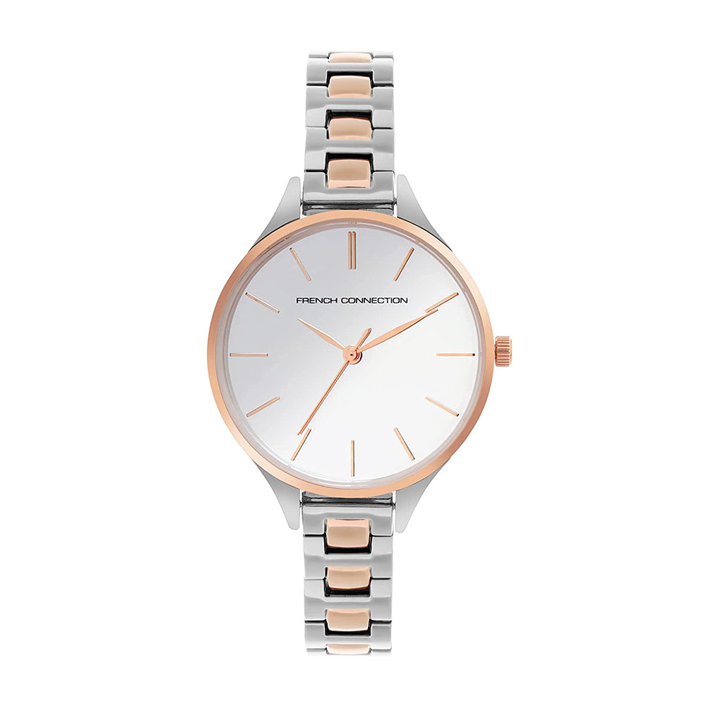 French Connection Analog Silver Dial Women's Watch-FCS003E