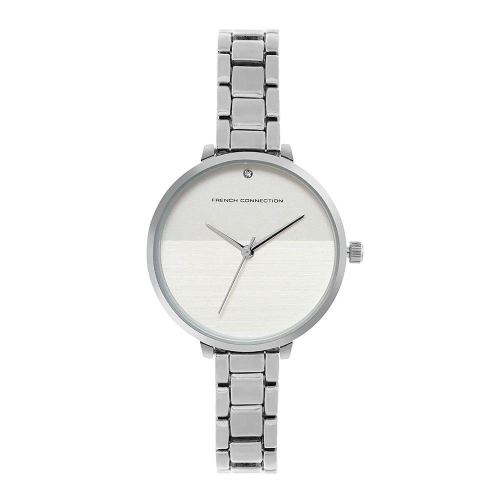 French Connection FCS001A Beller White Dial Women's Analog Watch