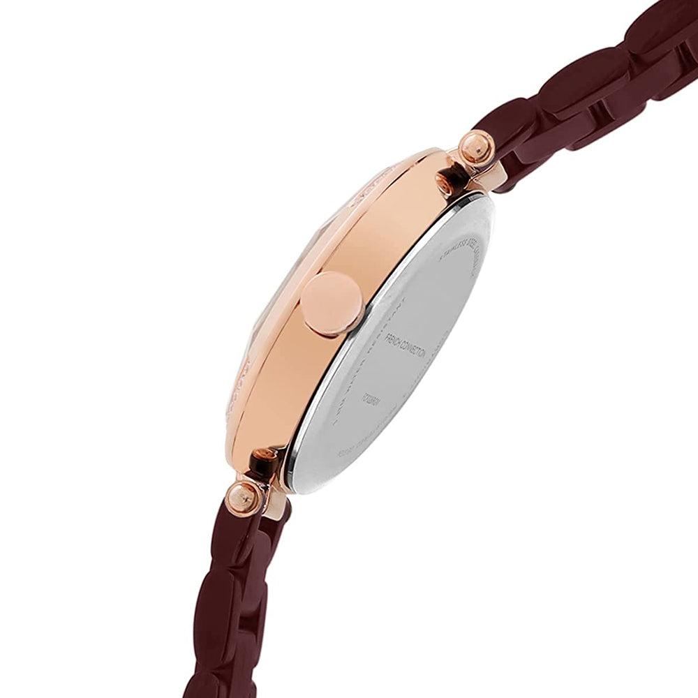 French Connection Spring-Summer 2021 Analog Brown Dial Women's Watch-FCP22BRGM