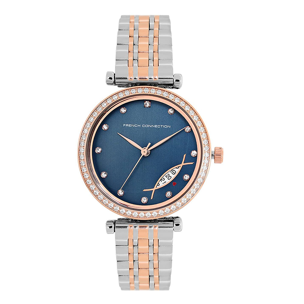 French Connection Blue Analogue Watch For Women - FCP26USM