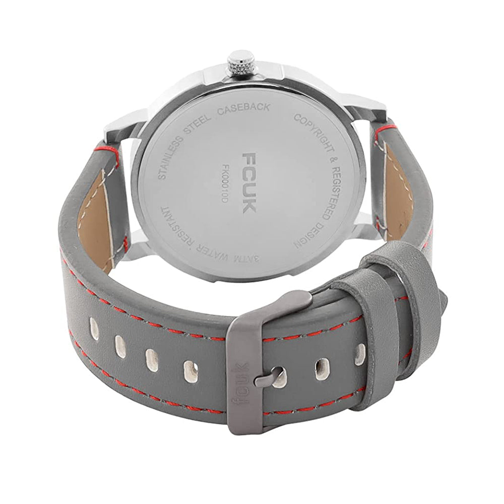 FCUK Analog Black Dial Men's Watch-FK0010D