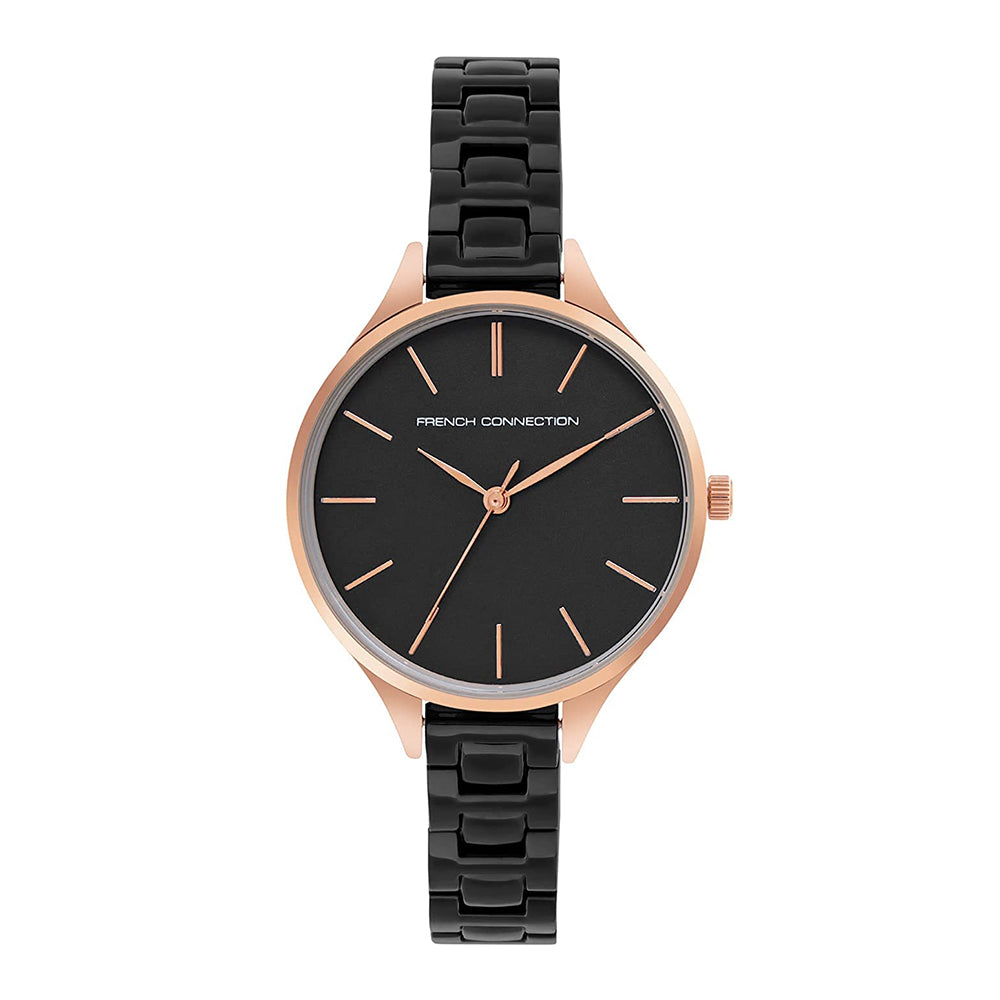 French Connection Analog Black Dial Women's Watch-FCS003D