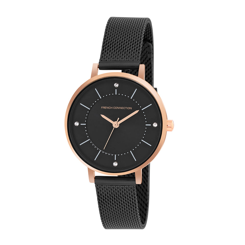 French Connection Analog Black Dial Women's Watch-FCN00010H
