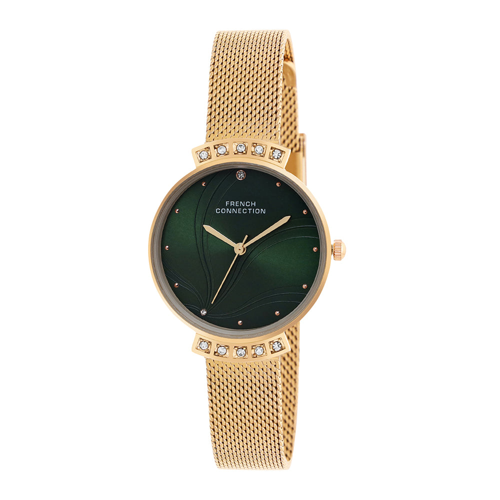 French Connection Analog Green Dial Women's Watch-FCN00032C