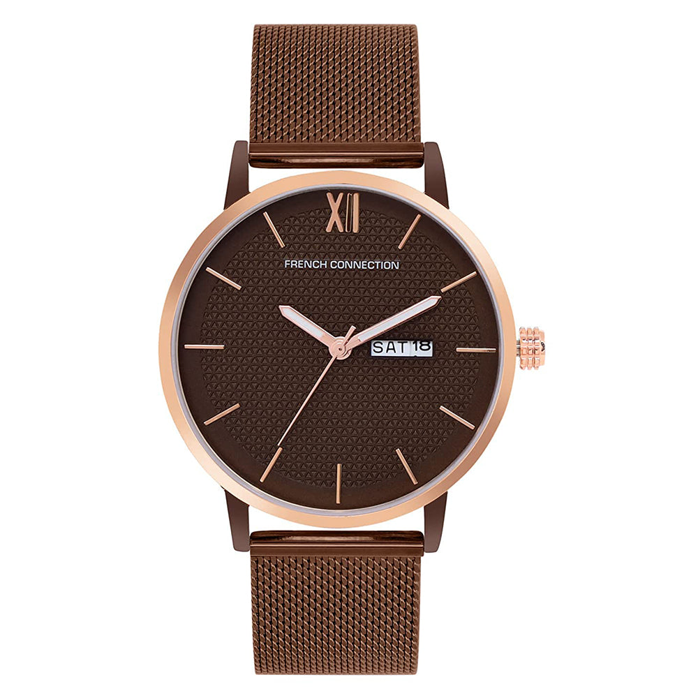 French Connection Analog Brown Dial Men's Watch-FCN00034C