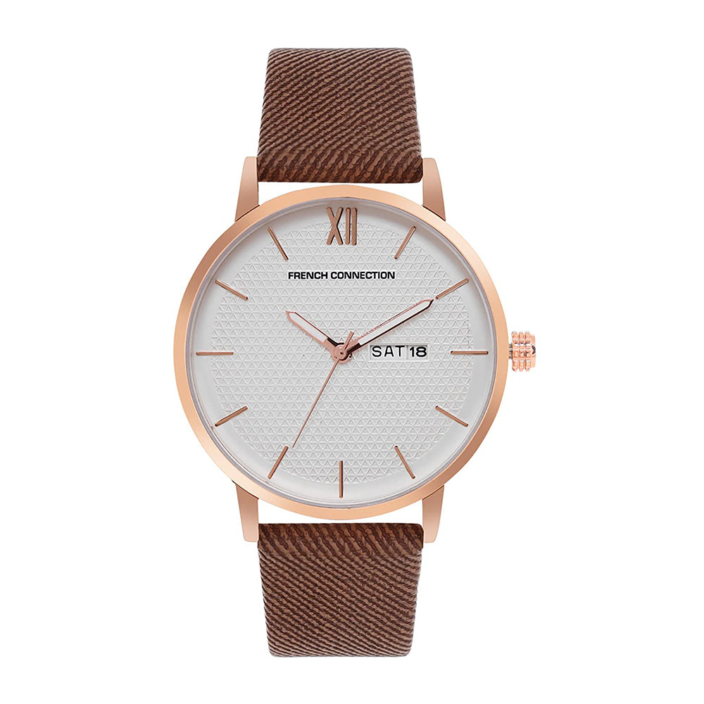 French Connection Analog Silver Dial Men's Watch-FCN00034H