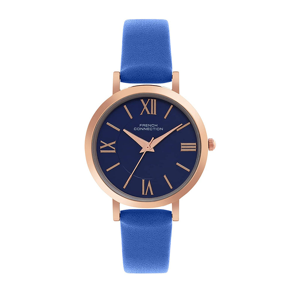 French Connection Analog Blue Dial Women's Watch-FCN00037B