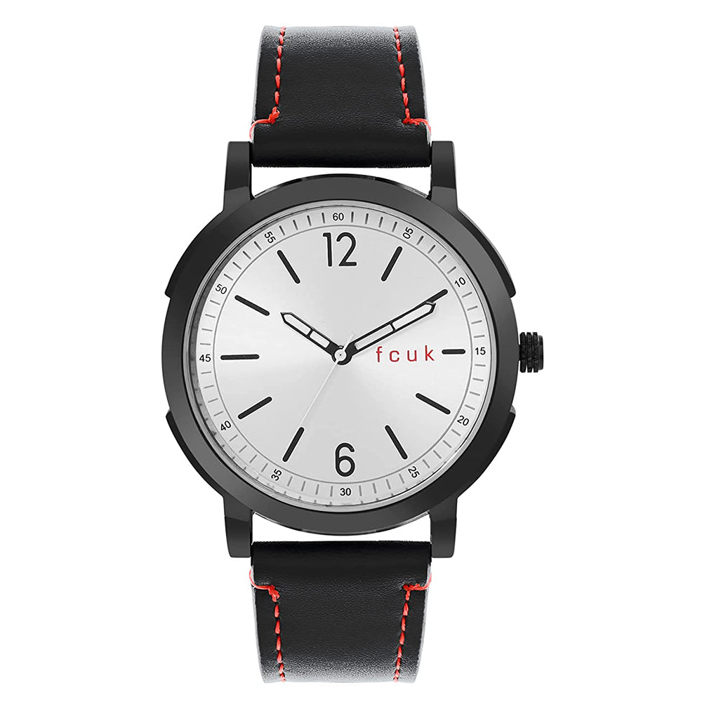 FCUK Analog Silver Dial Men's Watch - FK00010C