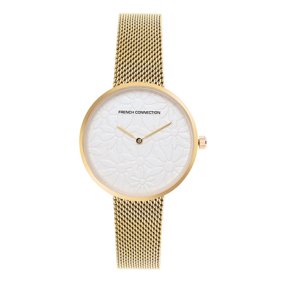 French Connection Silver Dial Women's Analog Watch-FCN00024F