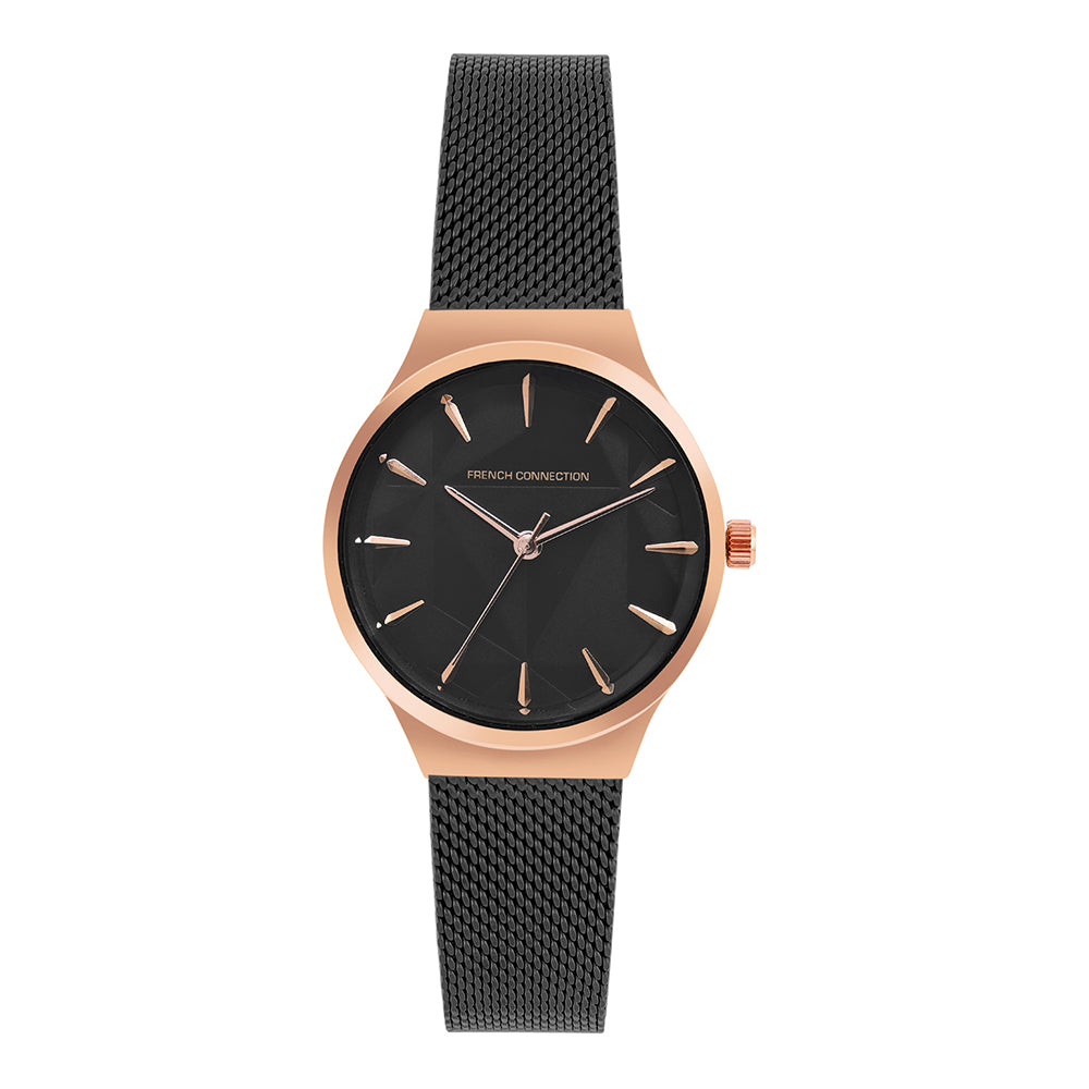 French Connection Analog Black Dial Women's Watch-FCN00021F