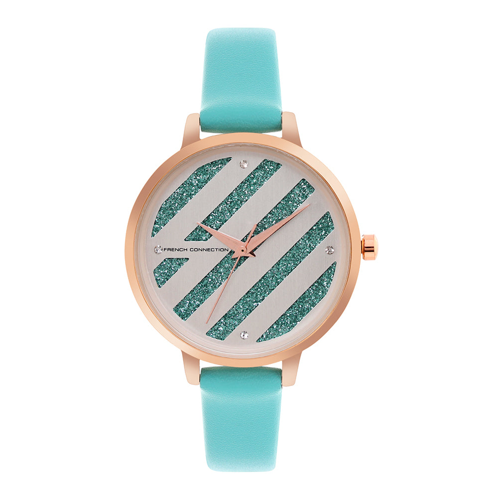 French Connection Analog Blue Dial Women's Watch-FCN00022D