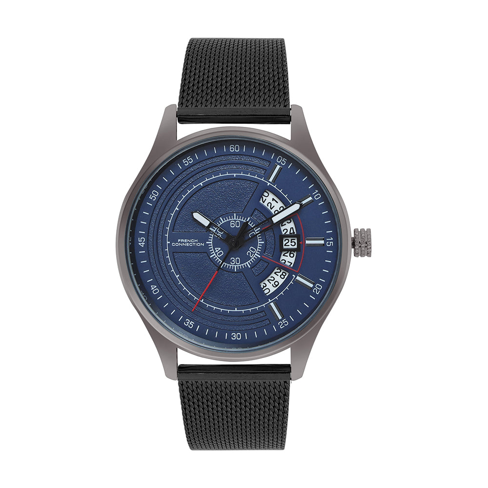French Connection FCN00026B Atout Blue Dial Men's Analog Watch