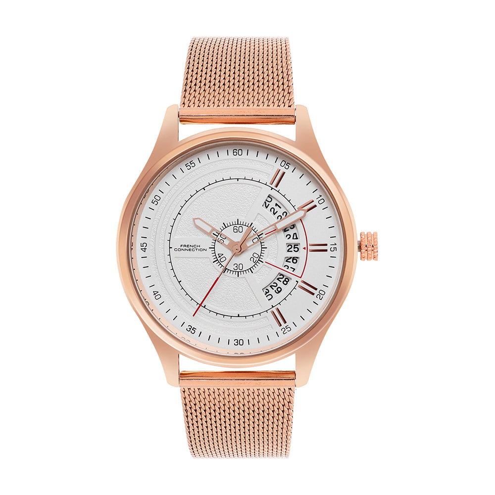 French Connection FCN00026F Atout White Dial Men's Analog Watch